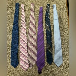Men's Purple and Blue Necktie Set - Classic Professional Styles